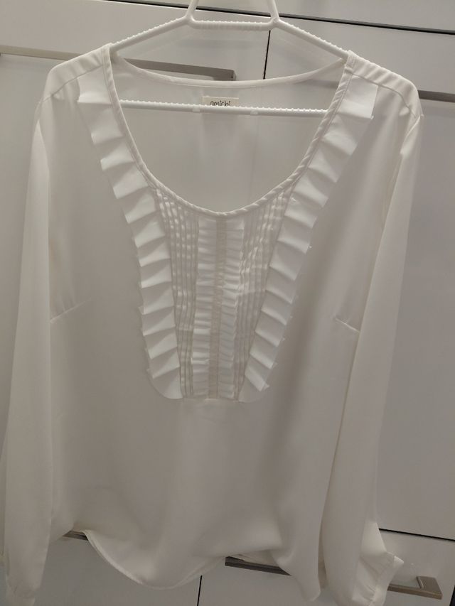 Blusa Amichi Blanca Mujer