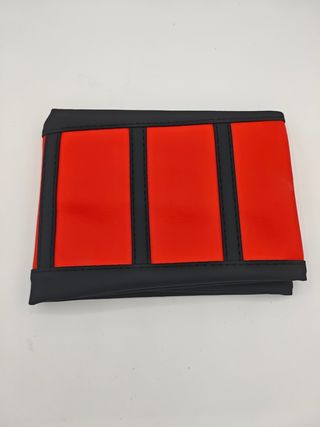 Funda Asiento Moto Roja y Negra