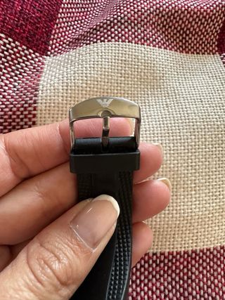Reloj Emporio Armani Hombre Negro/plateado