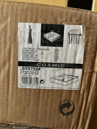 Lavabo de baño blanco