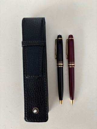 Bolígrafo Montblanc + Portaminas Montblanc + Funda