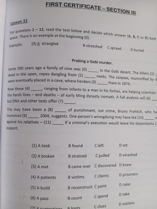 Graded English Exercises First Certificate