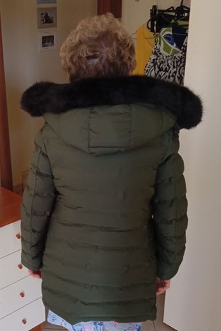 Cappotto invernale donna verde