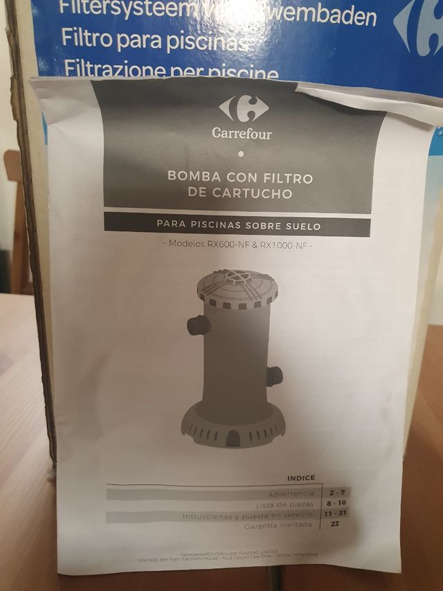 Depuradora Carrefour RX 600 Piscina