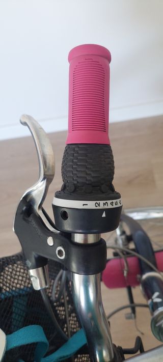 Bicicleta 24 azul y rosa