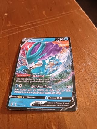 Carta Pokémon Suicune V 031/203