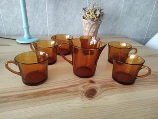 Tazas Duralex Caramelo - Juego de 6 más lechera.