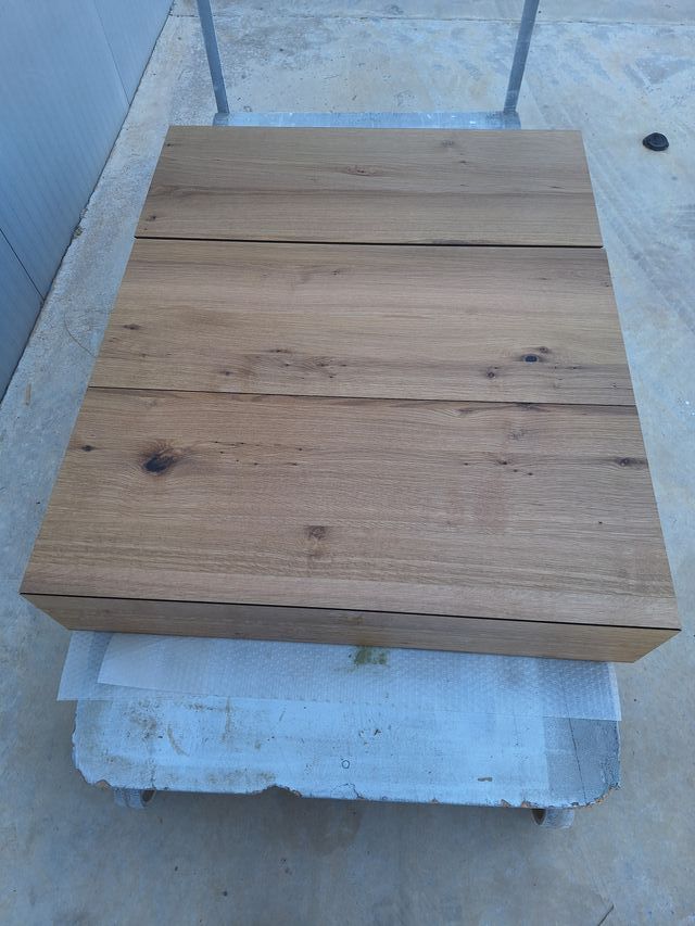 Set guardaroba in HPL marrone e bianco