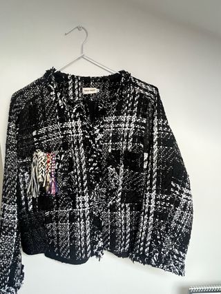 Chaqueta Tweed Estilo Chanel