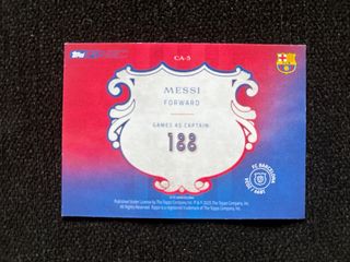 Cromo Leo Messi Capitán 125 FC Barcelona