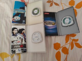 Lote 7 Juegos PSP: Football Manager, WRC, FIFA 08,