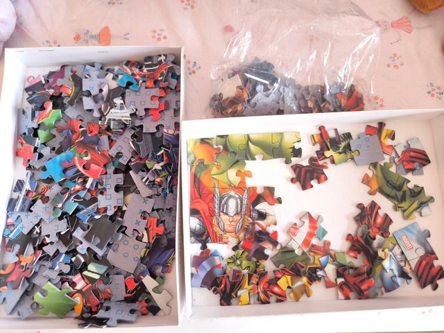 Pack 2 Puzzles Spiderman y Avengers 100 y 48 pieza