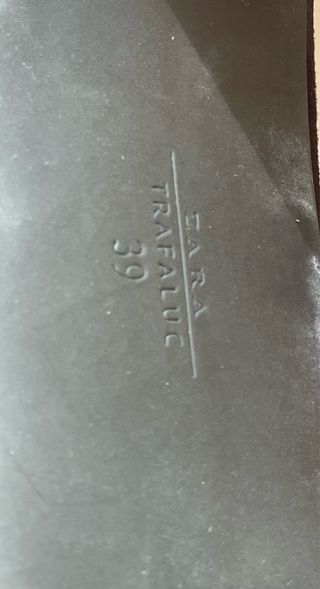 Zapatos Zara Trafaluc Talla 39 Negros