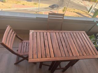 Mesa y Sillas Exterior Ikea Applaro
