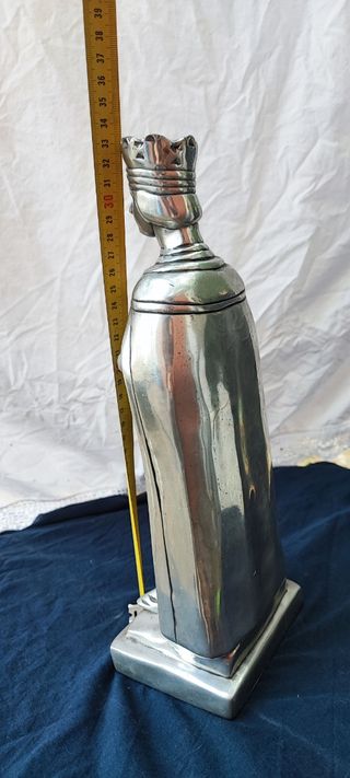 Estátua em estanho maciço Rei