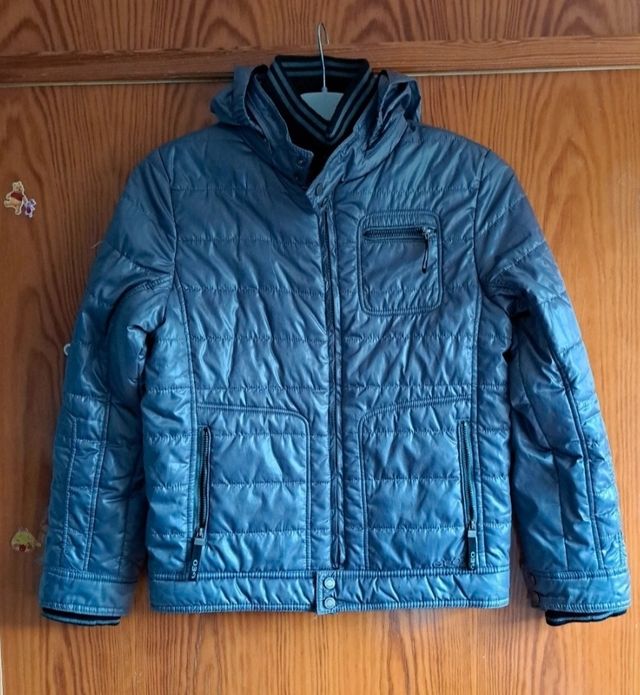 Chaqueta GEOX gris talla 10 años