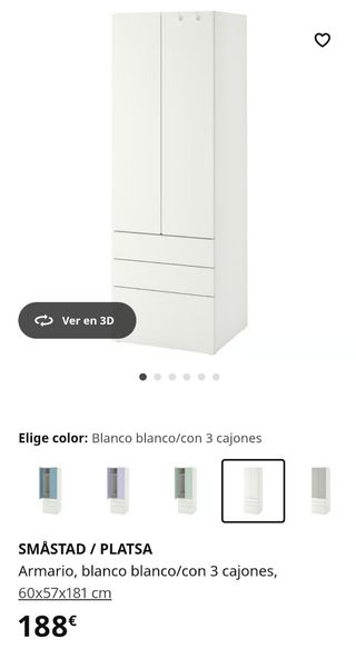 Habitación Bebé: Cuna, Cambiador y Armario