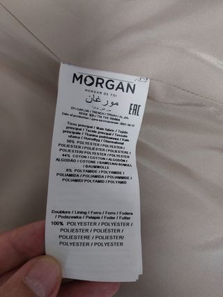 Gabardina Morgan mujer Beige Talla XS/34
