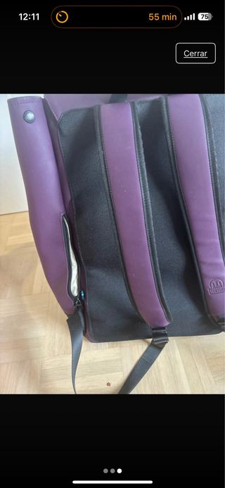 Mochila Tretorn impermeable morada