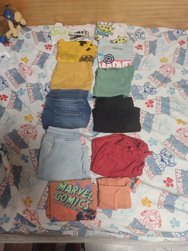 Lote Ropa Manga Corta 2-3 Años