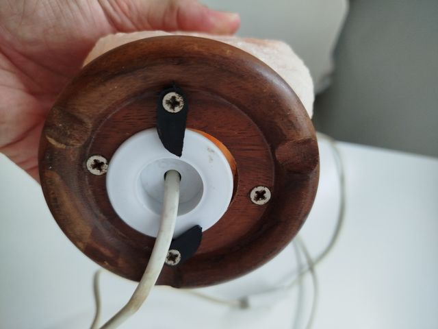 Lámpara de piedra natural