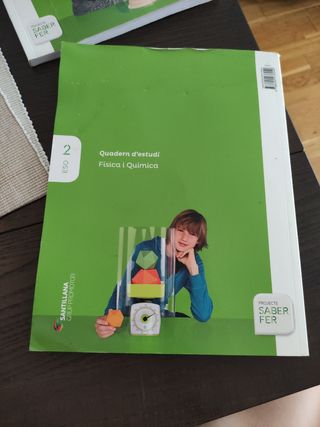 QUADERN D'ESTUDI FISICA I QUIMICA 2 ESO SABER FER