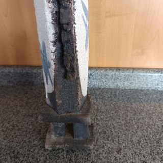 Jarrón de cerámica artesanal 