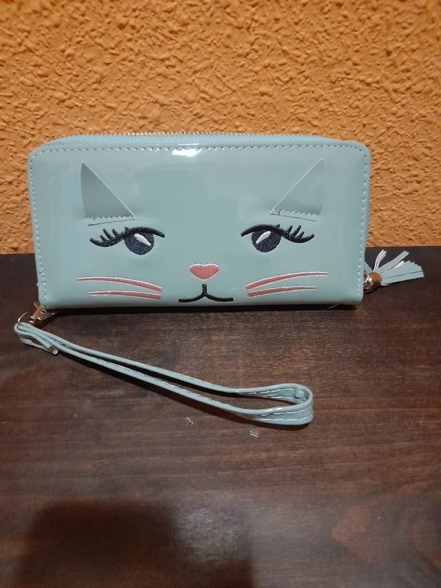 Cartera de gato mint