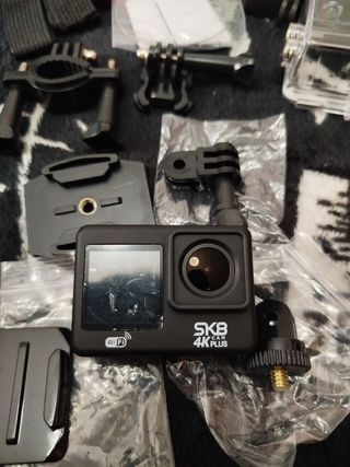 Cámara SK8 4K Negra + Accesorios