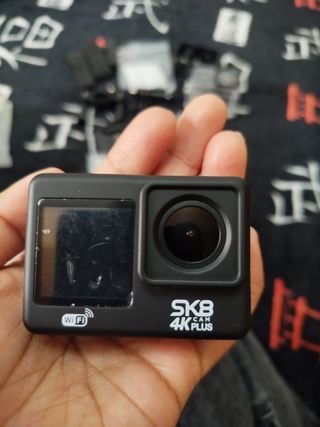 Cámara SK8 4K Negra + Accesorios