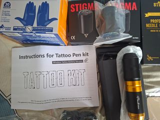 Equipo de tatuar nuevo ha estrenar 