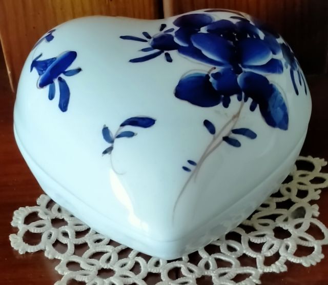 Portaoggetti ceramica Vecchia Lodi cuore