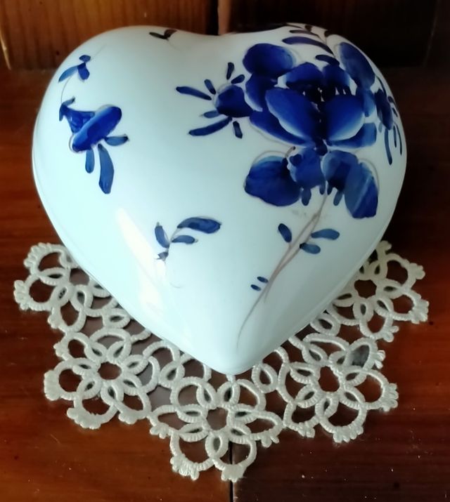 Portaoggetti ceramica Vecchia Lodi cuore