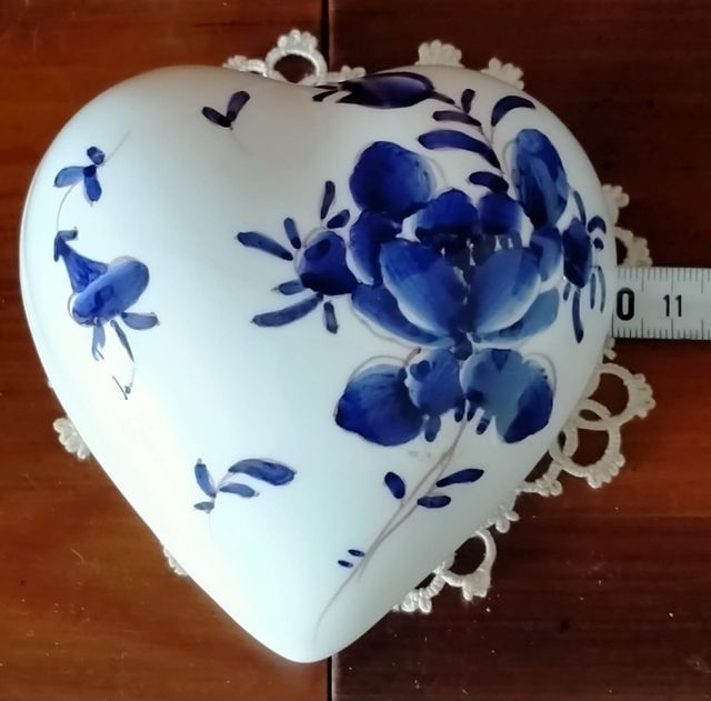 Portaoggetti ceramica Vecchia Lodi cuore