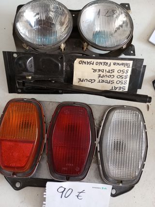 Faros y pilotos SEAT 850.seria todo