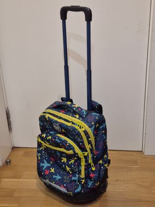 Mochila CoolPark con ruedas - Azul y multicolor