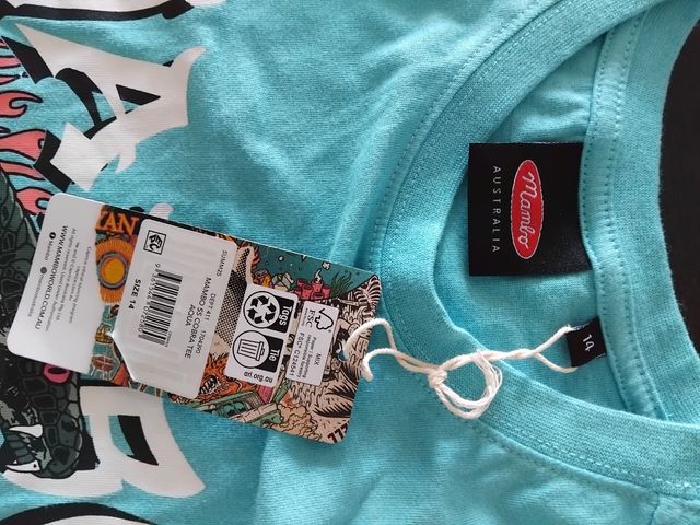 Maglia Mambo ss cobra tee aqua