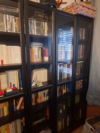 Vitrina Ikea Negra Madera