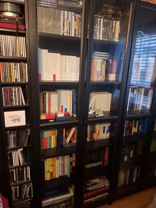 Vitrina Ikea Negra Madera
