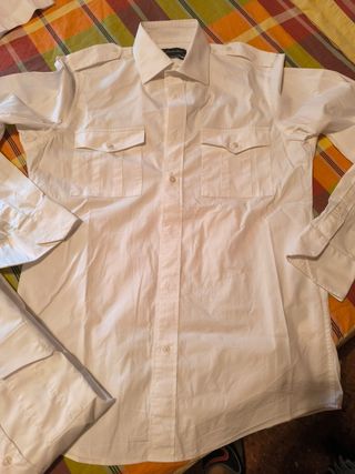 Camisa Piloto Blanca