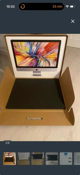 iMac 27 i7 5K 3.8GHz 500GB Plata Como Nuevo!