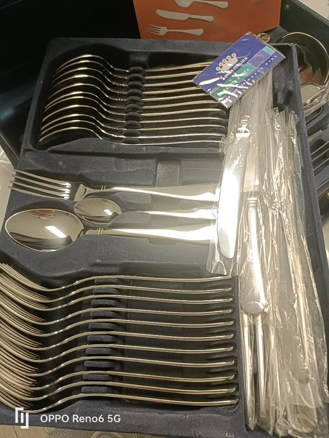 Servizio Posate Linea Italica Satin Oro 72 Pezzi