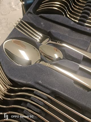 Servizio Posate Linea Italica Satin Oro 72 Pezzi