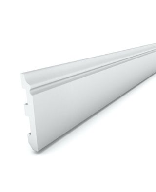 Rodapié Zócalo Blanco de PVC Interior Moderno 