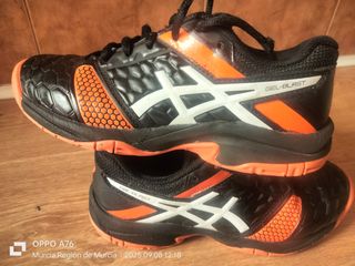 Zapatillas Asics Gel-Blast Negras Naranja