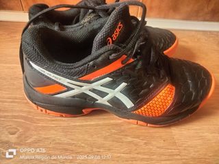 Zapatillas Asics Gel-Blast Negras Naranja