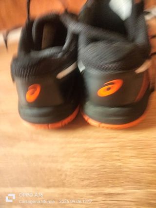 Zapatillas Asics Gel-Blast Negras Naranja