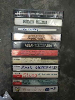 Lote 170 casetes Pop-Rock