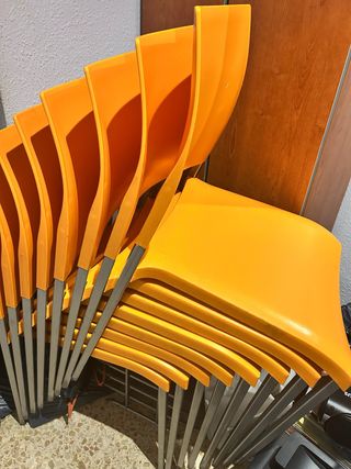 6 Sillas Naranja