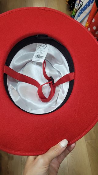 Sombrero Cordobés Rojo Alta Calidad